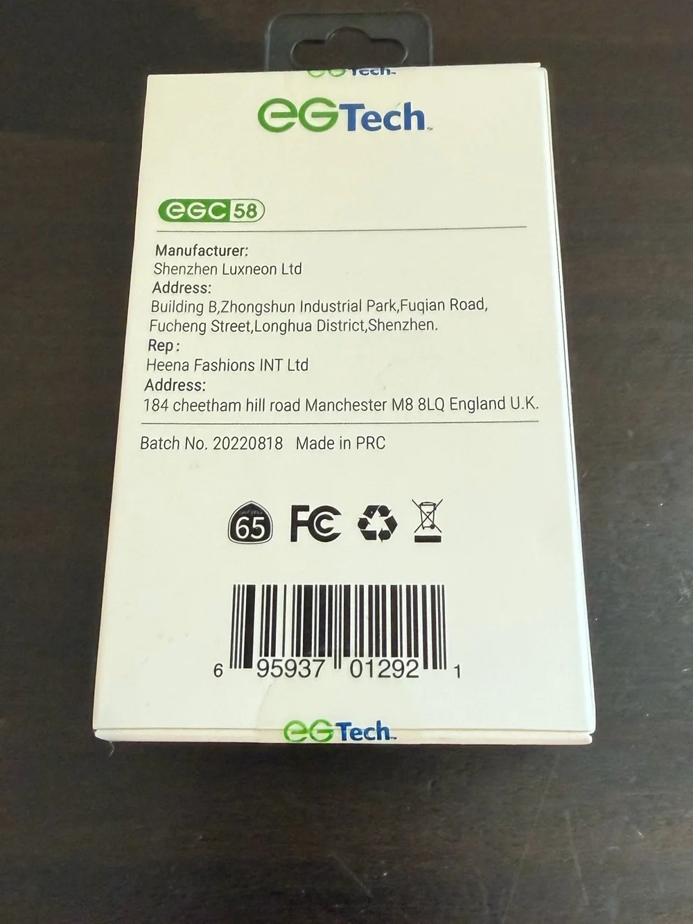 EG Tech Silver & Black Extension Phone Holder (2-Pack) New